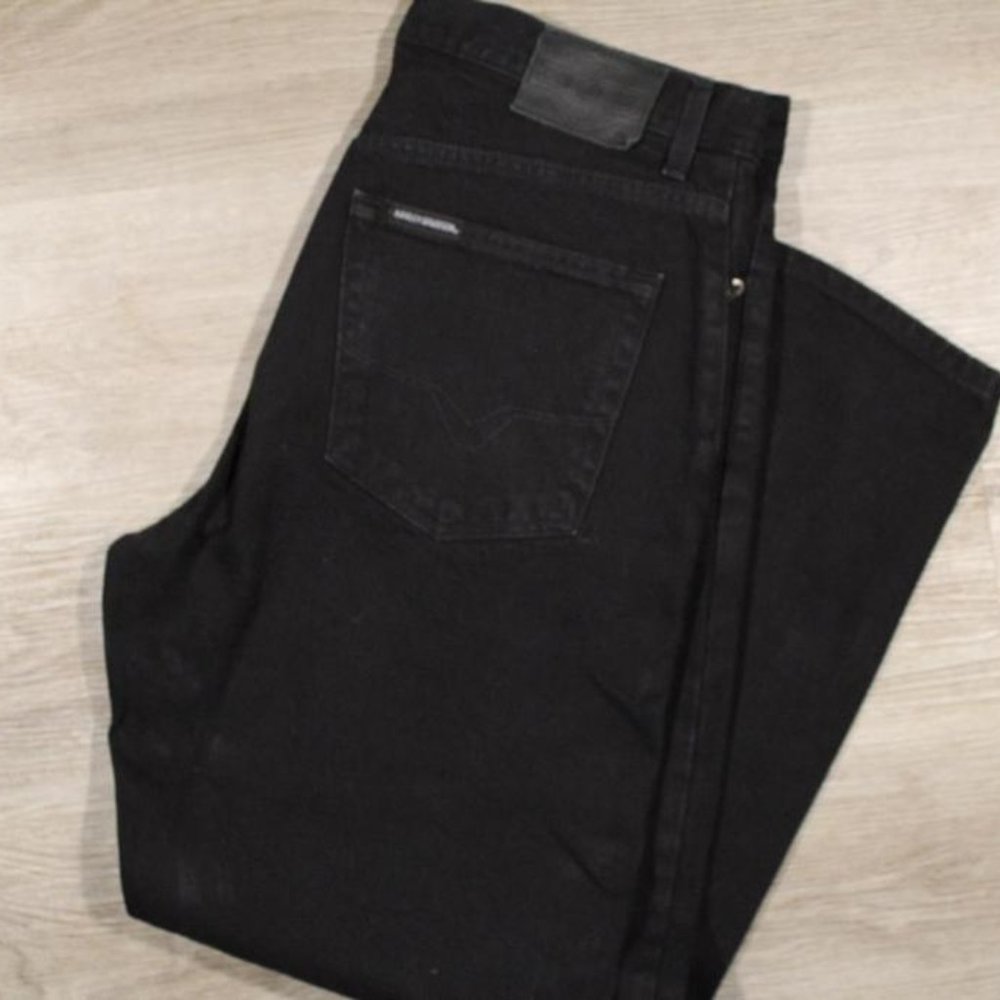 Black Harley-Davidson Motorcycles Genuine Motor Clothes Jeans